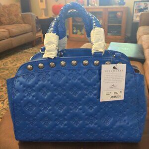 Patricia Nash Limited Edition Discovery Leather Embossed Minori Satchel